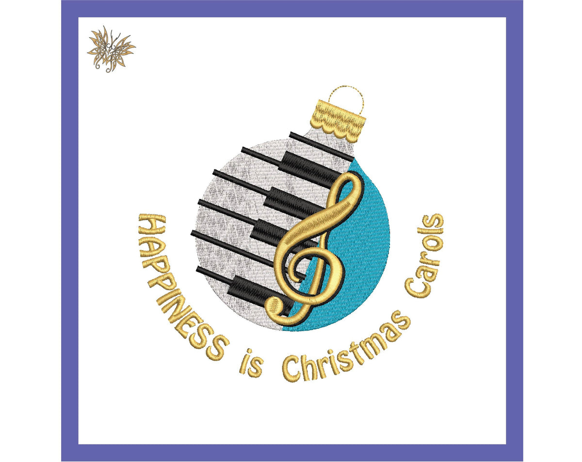 Piano Key Ornament Machine Embroidery Design for Decorating Ornaments, Mug Rugs, Reading Pillows, Music Teacher Gifts,, DOWNLOAD Instantly