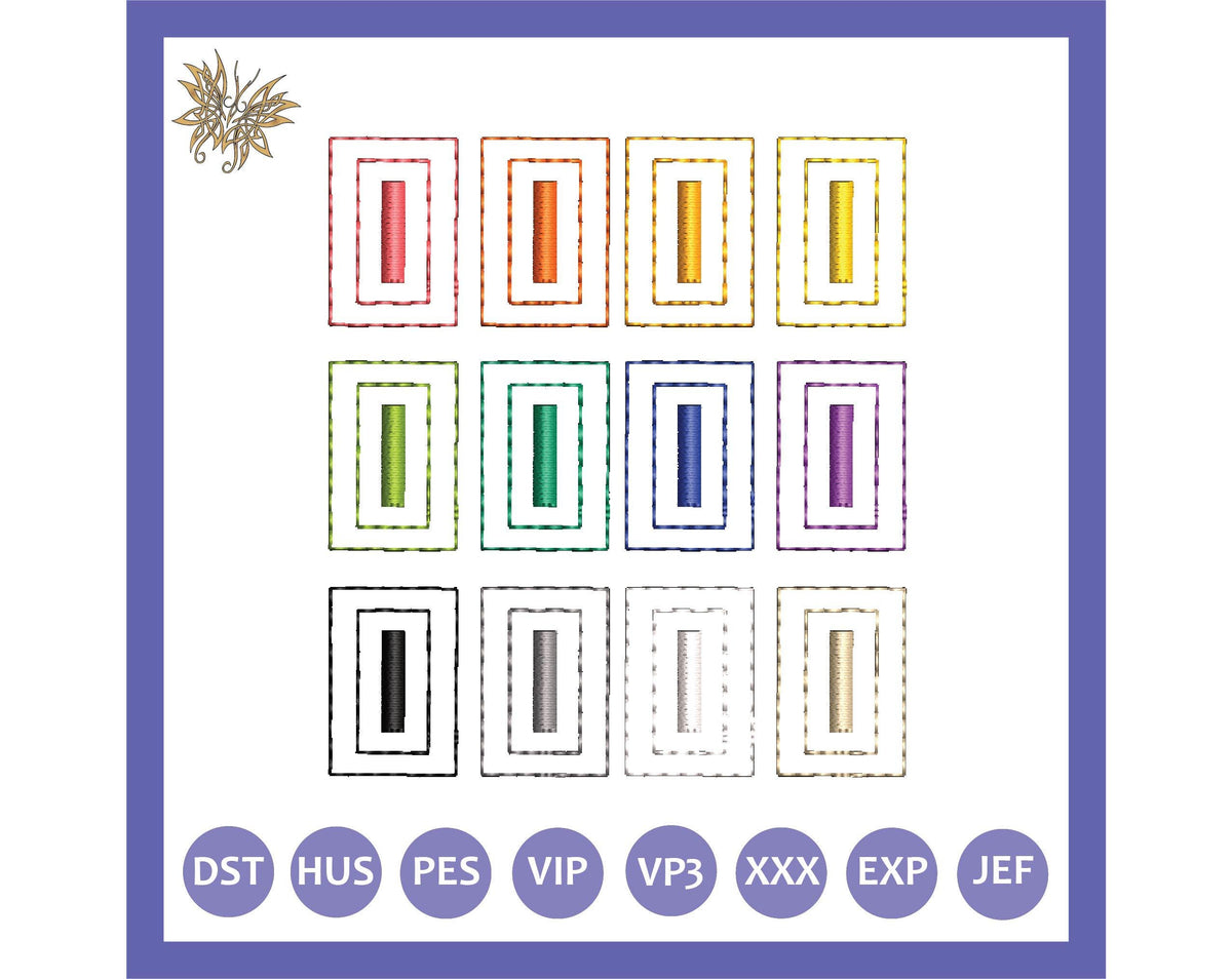 Thread Audition Machine Embroidery Design perfect for the Quilt Embroiderer. 4 sizes: 4x4. 5x7, 6x10 and 8x12 hoops, 8 formats. Download now