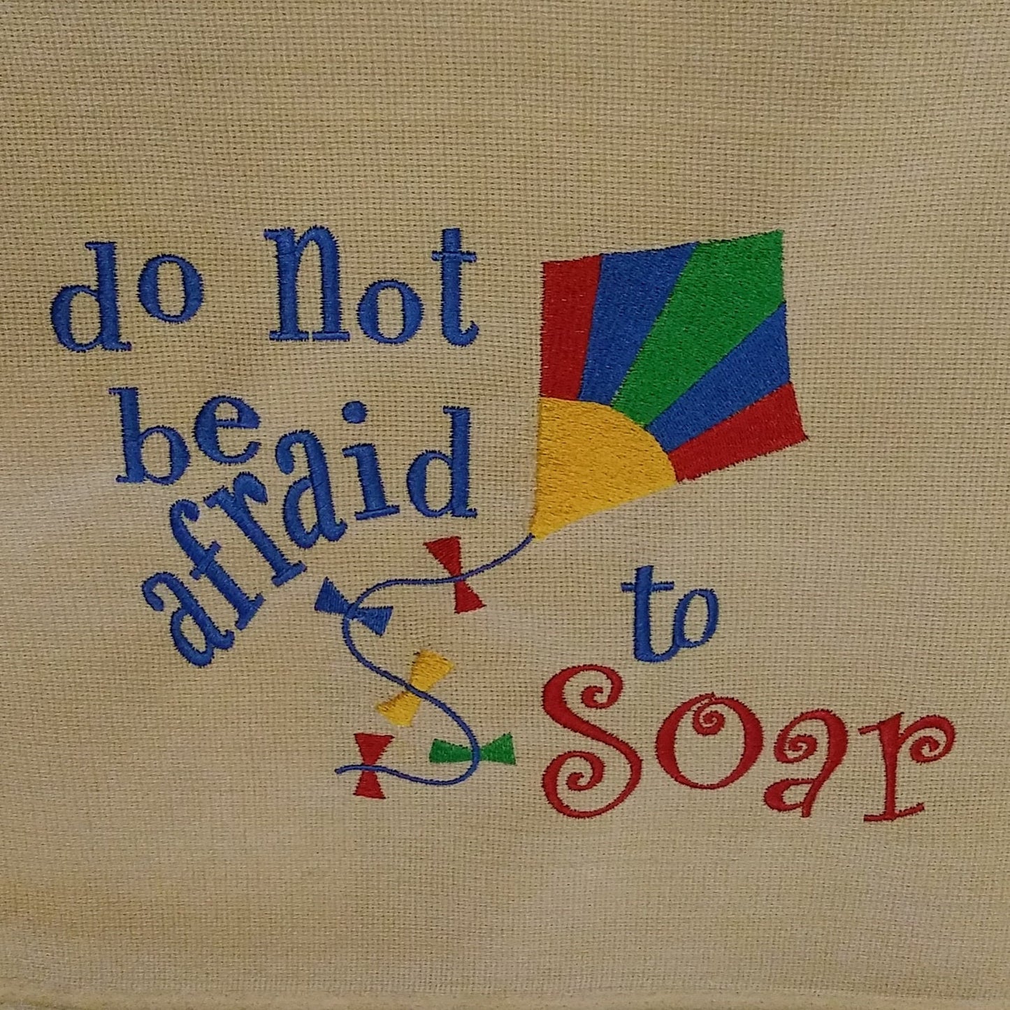 Do Not Be Afraid to Soar Kite Machine Embroidery Design, Reading Pillow Embroidery, Baby Shower Gift, INSTANT DOWNLOAD